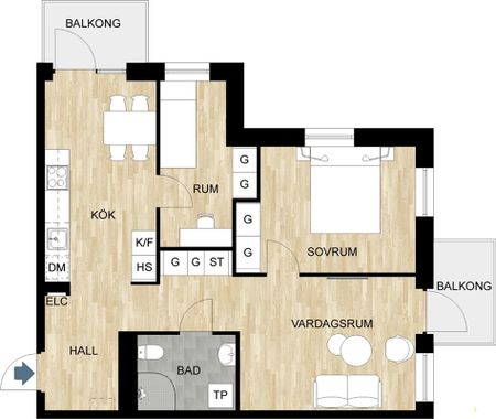 Kurirgatan 24 A - Foto 3