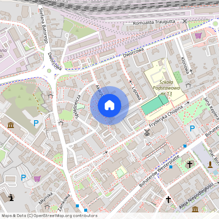 Centrum, Zielona Góra, lubuskie