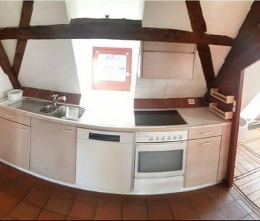 15. Jahrhundert, direkt am Rhein 4-Zimmer-Dachwohnung in Fischerhaus - Foto 1