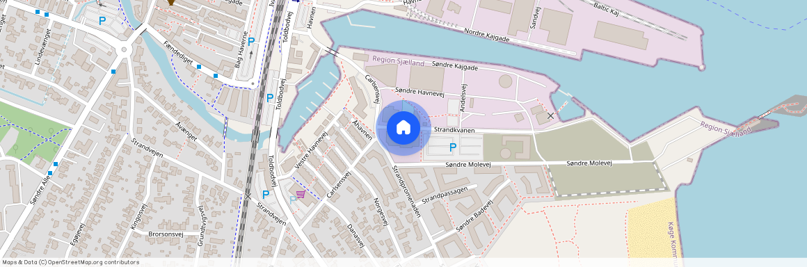 Køge, Søndre Molevej 8F, st. 2