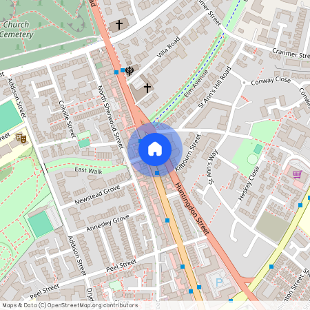 164 Mansfield Road, Nottingham NG1 3HW, United Kingdom