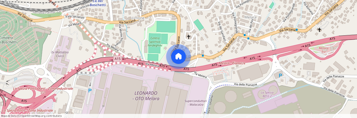 Limone - Melara, Via sarzana, 692, La Spezia