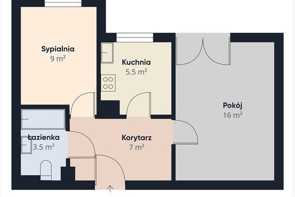 2 pokoje, Grójec ul. Kochanowskiego 15 - Zdjęcie 1