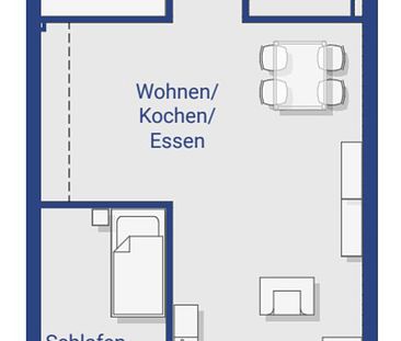 STILVOLL WOHNEN // Moderne 3-Raum-Wohnung mit Balkon, offener Wohnküche & Aufzug - Photo 1