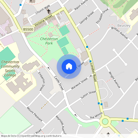 Albert Street; Chesterton;, ST5