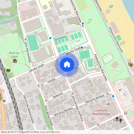 ul. Jana Jerzego Haffnera, Dolny Sopot - Haffnera, Dolny Sopot, Sopot, pomorskie