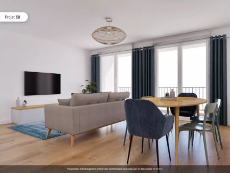 location Appartement T4 DE 76.5m² À BOBIGNY - Photo 2