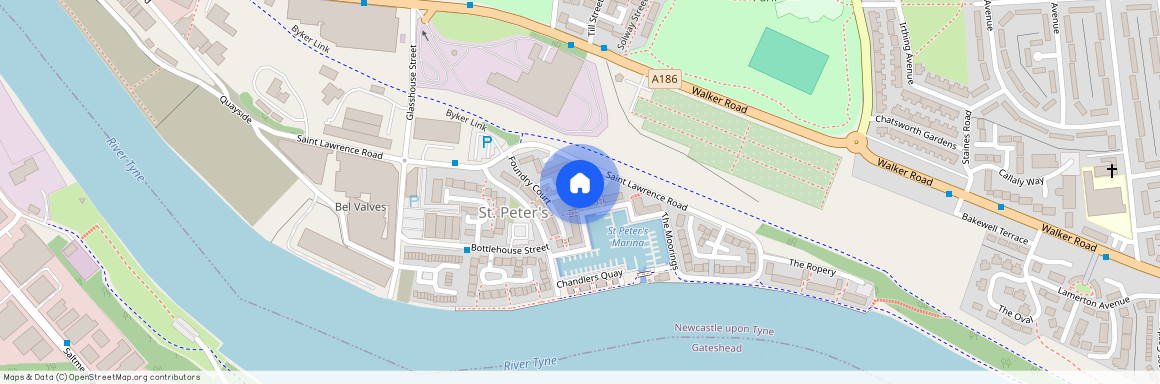 St. Peters Wharf, St Peters Basin, Newcastle upon Tyne, Tyne and Wear, NE6 1TW