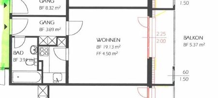 "1-Zimmer-Wohnung mit Balkon an zentraler Lage" - Foto 4