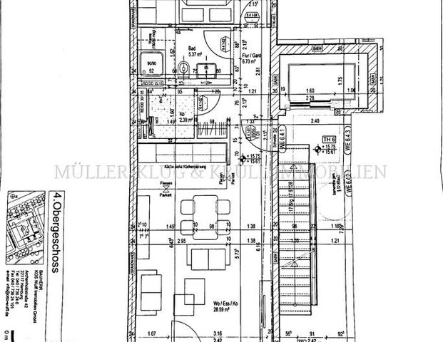 Sehr schöne und möblierte 2 Zi.-Wohnung in top Lage der Hafencity - Foto 1