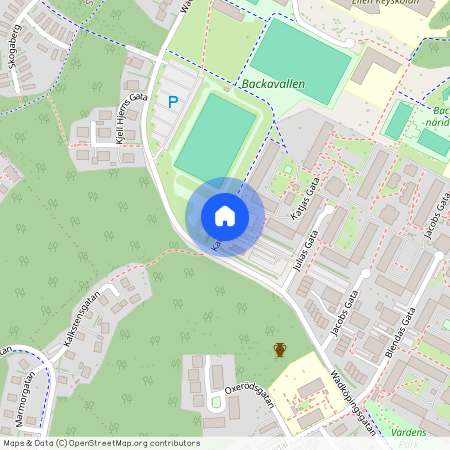 Katjas gata, Hisings Backa