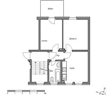 kurzfristig beziehbar: 2 Zimmer mit Balkon - "Freie Scholle eG" - Foto 3