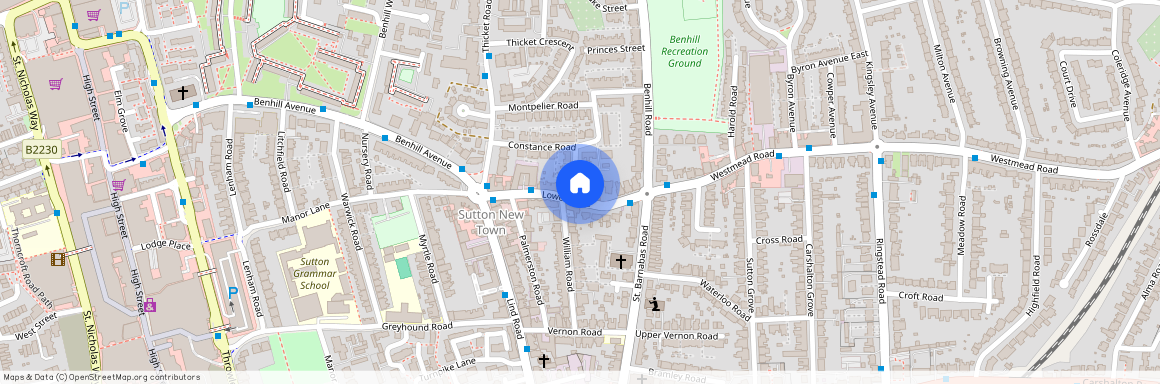 Sutton SM1, South West London