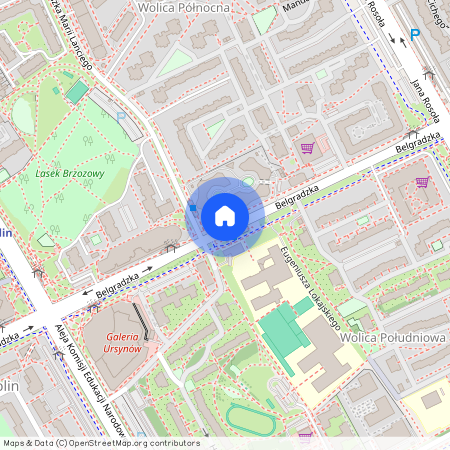 ul. Belgradzka, Natolin, Ursynów, Warszawa, mazowieckie