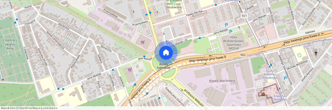 ul. Jana Matejki, Centrum Południe, Zabrze, śląskie