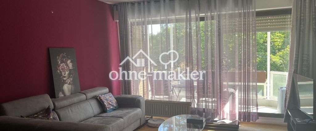 Vollmöblierte 2,5 Zimmer-Wohnung mit großem Balkon zur Untermiete in Köln-Junkersdorf - Foto 1