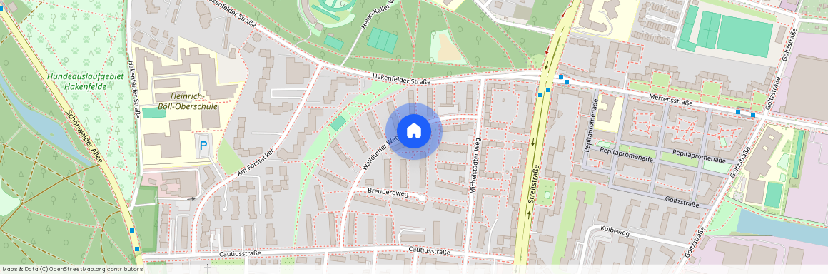Walldürner Weg 24, 13587 Berlin OT Hakenfelde, Zur Karte