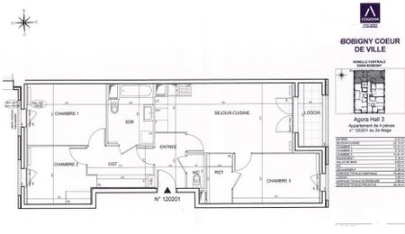 location Appartement T4 DE 76.3m² À BOBIGNY - Photo 5