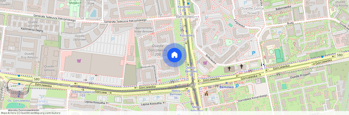 ul. Górczewska 200A, Górce, Bemowo, Warszawa, mazowieckie