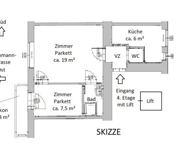 Unbefristet in der 4. Liftetage - ruhig gelegen mit Balkon - Photo 6