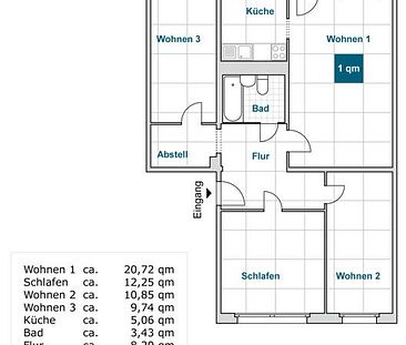 Familienfreundliche 4-Zimmerwohnung mit Balkon und Aufzug ab sofort! - Foto 1