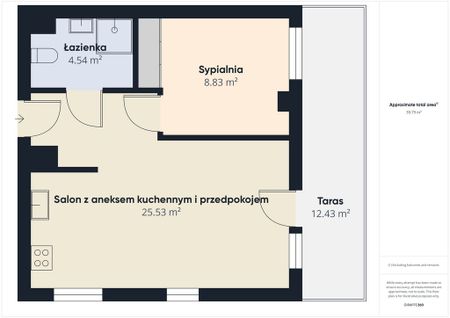 os. Słoneczne, 2 pokoje + taras, nowy budynek - Фото 4