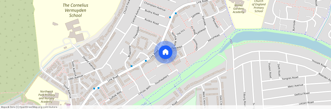 Ambleside Walk, Canvey Island, Essex