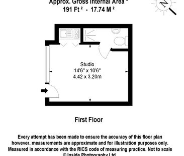 Studio Flat, Danbury Street, N1 - Photo 3