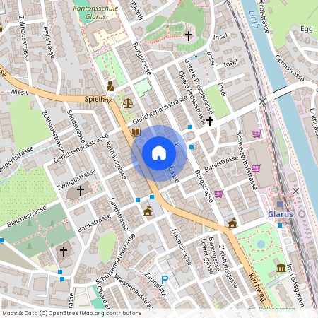 8750, Glarus, Kirchstrasse, 11