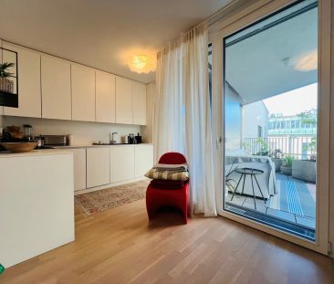 Moderne 3-Zimmerwohnung mit Loggia und Garage - Foto 6