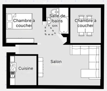 3 Zimmer, 70 m² - Photo 1