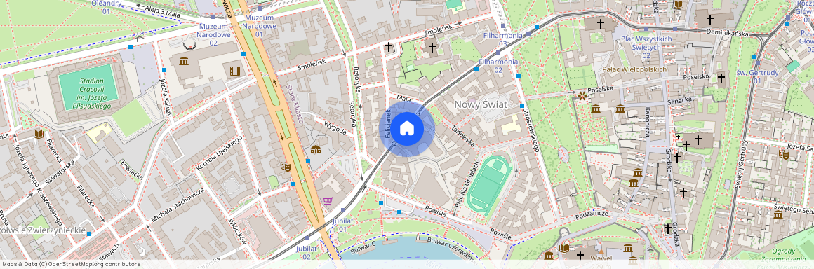 Zwierzyniecka 24, Kraków, Stare Miasto, Nowy Świat