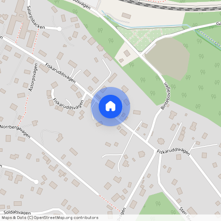 Fiskaruddsvägen, Rönninge