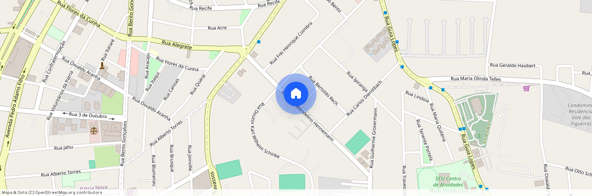 Rua, JOAO WENDELINO HENNEMANN, 453, Rondônia, Novo Hamburgo