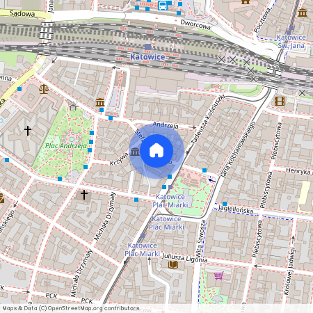 ul. Stefana Batorego, Śródmieście, Katowice, śląskie