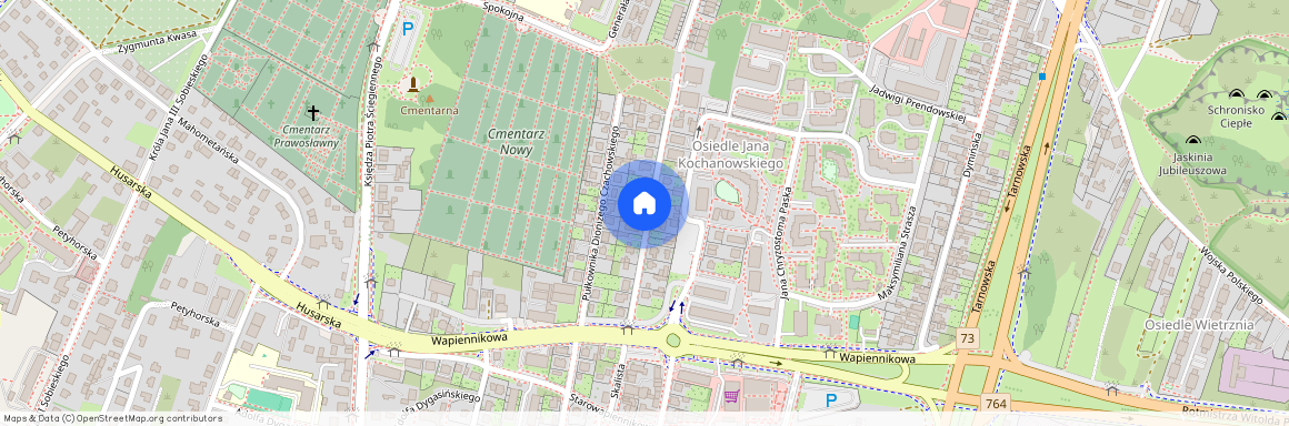 ul. Skalista, Psie Górki, Kielce, świętokrzyskie