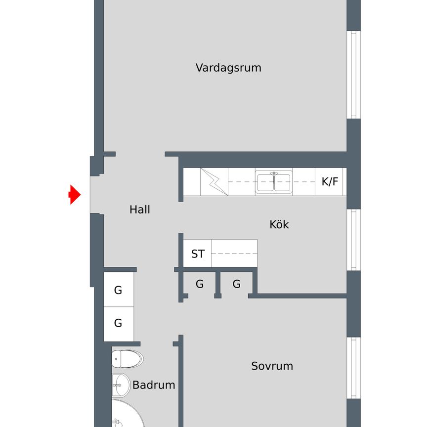 Domaregatan, Tranås - Foto 2