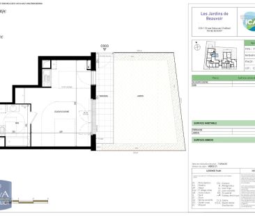 Appartement à louer 1 pièce 29.77m² - Photo 2