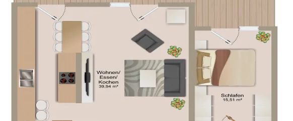 Erdgeschosswohnung die es so nur 1 x in Heinsberg gibt. Garten, Smarthome, Stabparkett - Photo 1