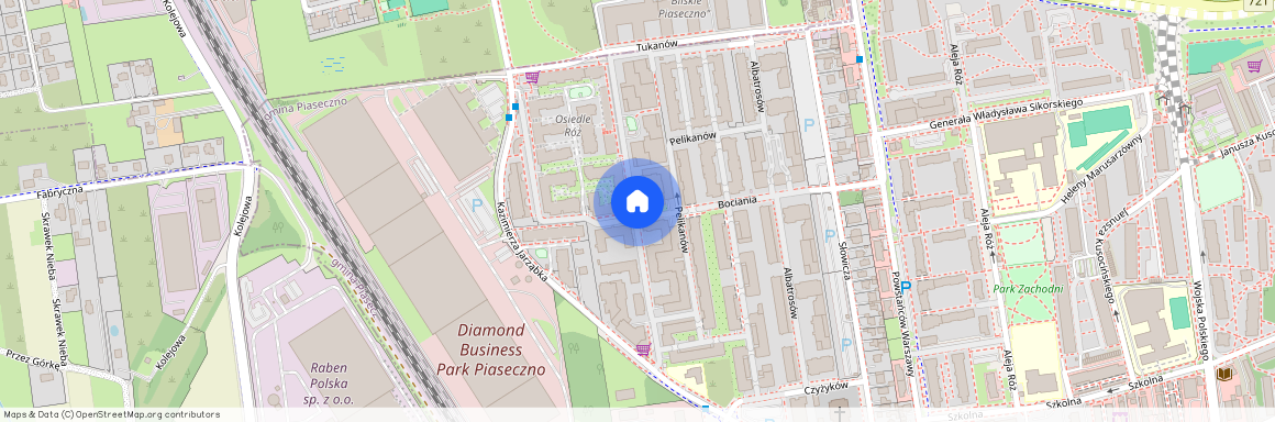 ul. Pawia, Piaseczno, Piaseczno, piaseczyński, mazowieckie