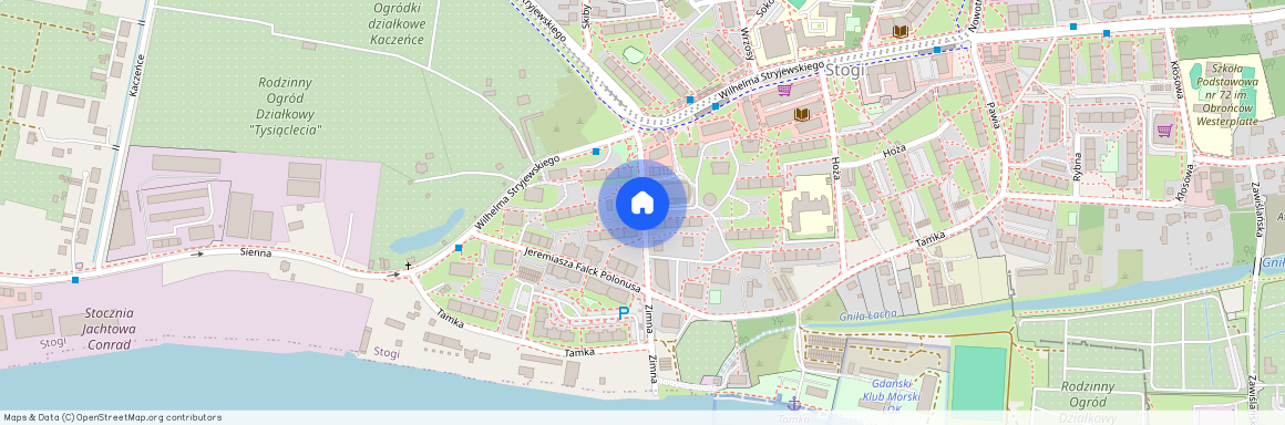 ul. Zimna, Stogi, Gdańsk, pomorskie