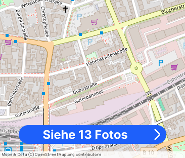 Saniert/Erstbezug: modernes 1,5 Zi Appartment über den Dächern von ... - Foto 1