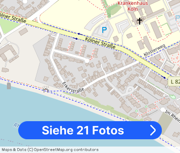 Traumhaft Wohnen - mit direktem Rheinblick und Balkon - Foto 1
