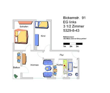 Schöne 3,5 Raumwohnung mit Balkon! alleinerziehend mit Kind? - Photo 3