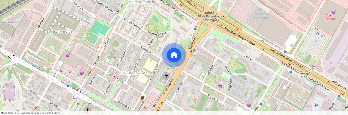 ul. Pogodna, Bronowice, Lublin, lubelskie