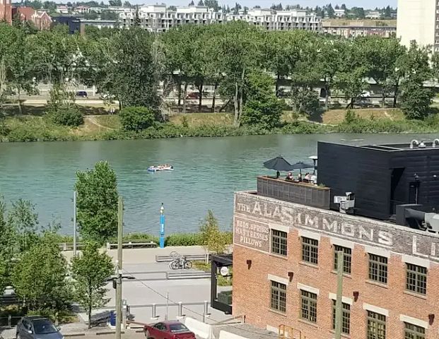 A Furnished with River View in EVOLUTION East Village! | 604 - 519 Riverfront Ave SE, Calgary - Photo 1