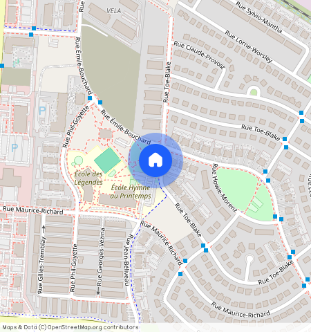 ** Rue Toe-Blake, Vaudreuil-Dorion, Vaudreuil-Dorion, Montérégie, J7V 0X5