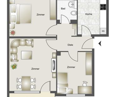 3-Zimmer Wohnung in Grumme - Photo 6