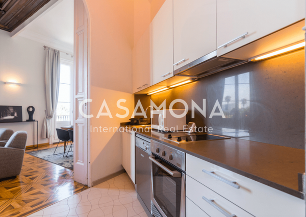 Elegant 2 Bedroom Apartment with Balcony and Beautiful Restored Flooring