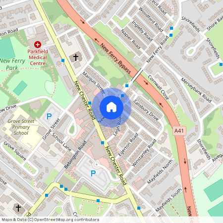 New Ferry Road, Wirral, CH62